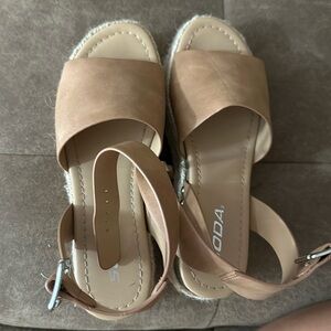 Tan sandals